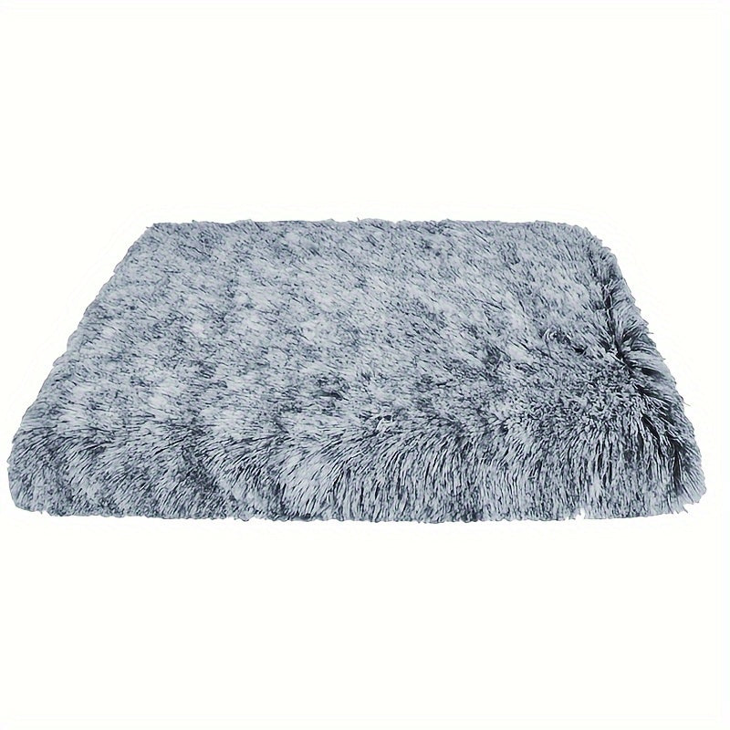1pc Plush Rectangular Dog Bed, Plush Non-slip Square Dog Bed Cat Mat Pet Bed, Deep Sleep Cat Sofa Dog Sofa Cat Bed Dog Bed Pet Supplies Non-slip Mattress for Large, Medium and Small Dogs and Cats - Comfortable, Dog Mat, Cat M