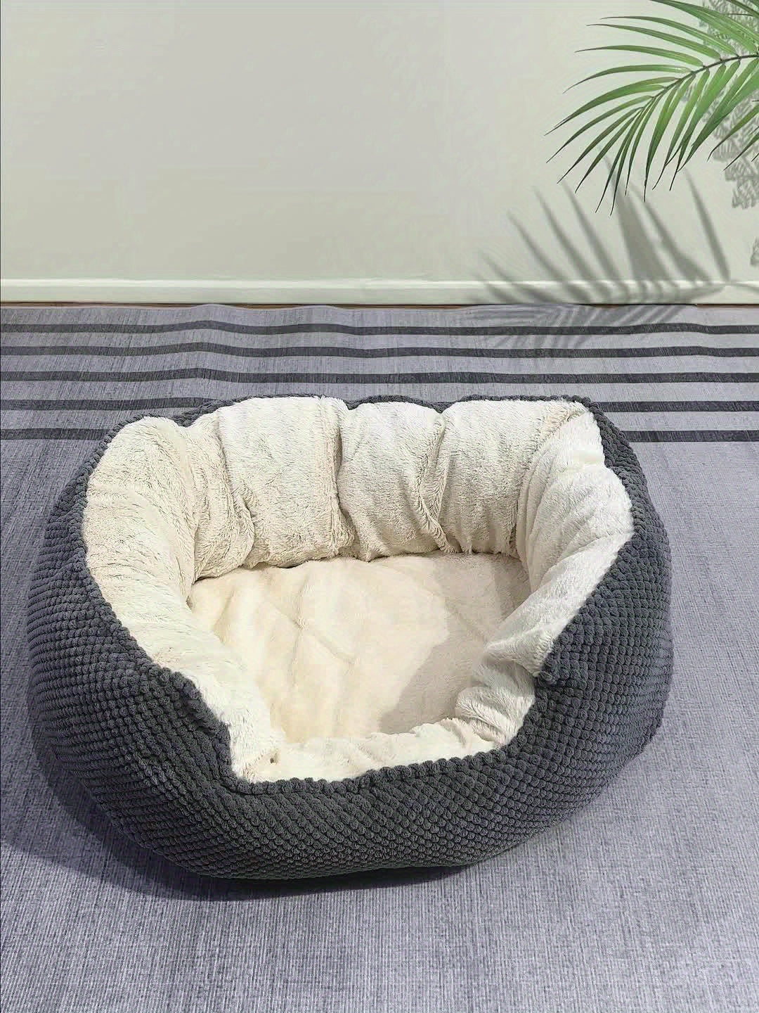 1pc Dog House Multi-color Optional Oval Pet Bed, Suitable For Four Seasons, Dog Kennel Warm And Comfortable Dog Bed Durable Dog Mattress