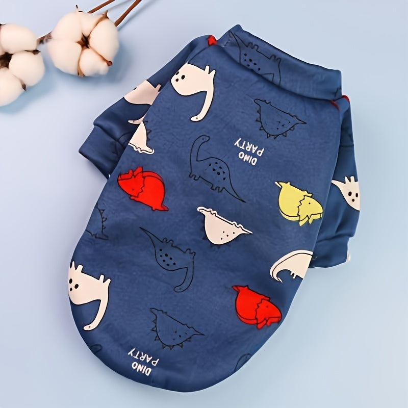 1pc Cozy Dog Sweatshirt - Winter And Spring Pet Apparel For Small & Medium Dogs - Keep Your Furry Friend Warm And Stylish