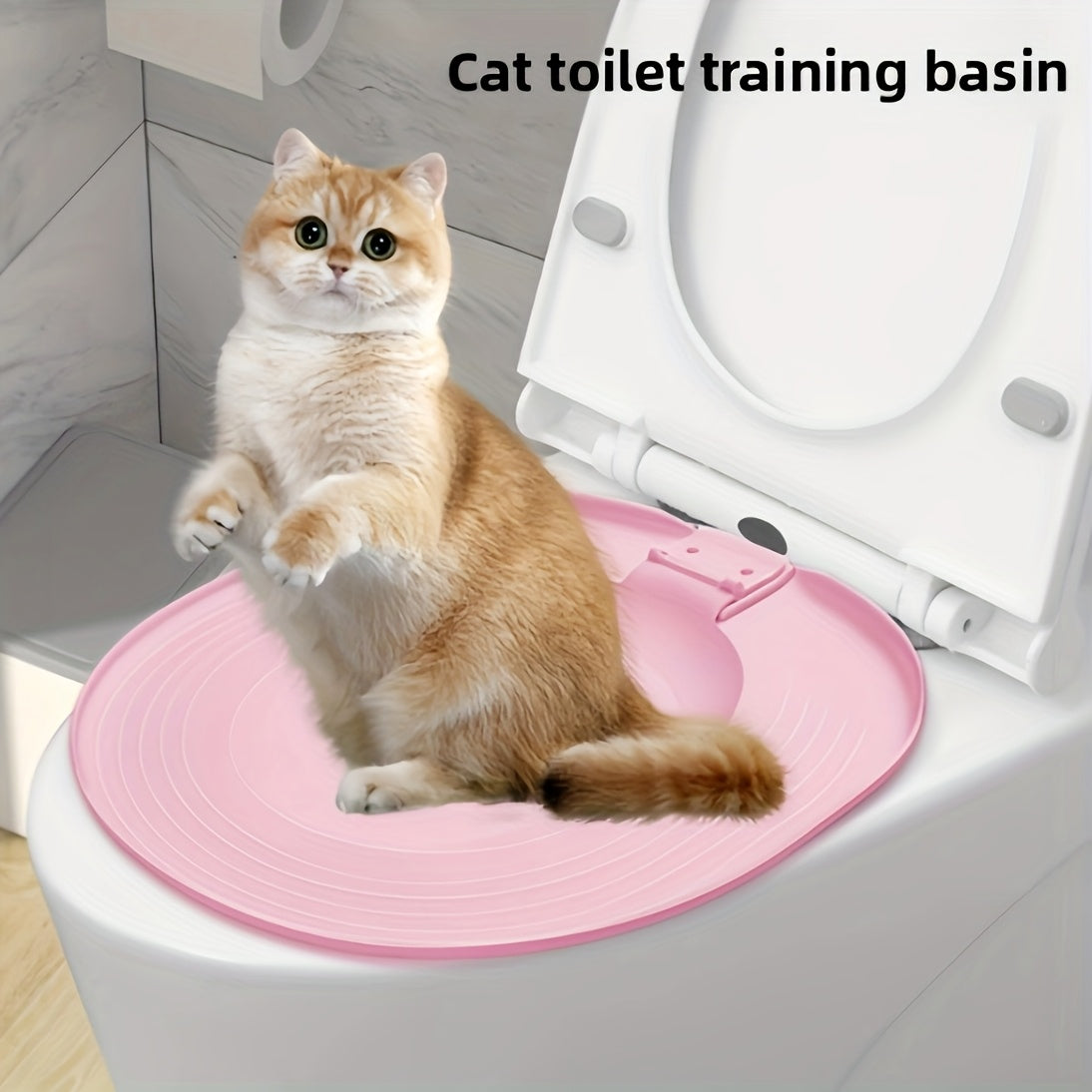 Universal Large Cat Litter Box with Splash Guard, Multi-Functional Cat Toilet, Pet Supplies, Easy-to-Clean Litter Training Tray for Cats, Cat Bathroom, Large Size Cat Training Bowl, Washable Pet Accessories, Home Pet Essentia