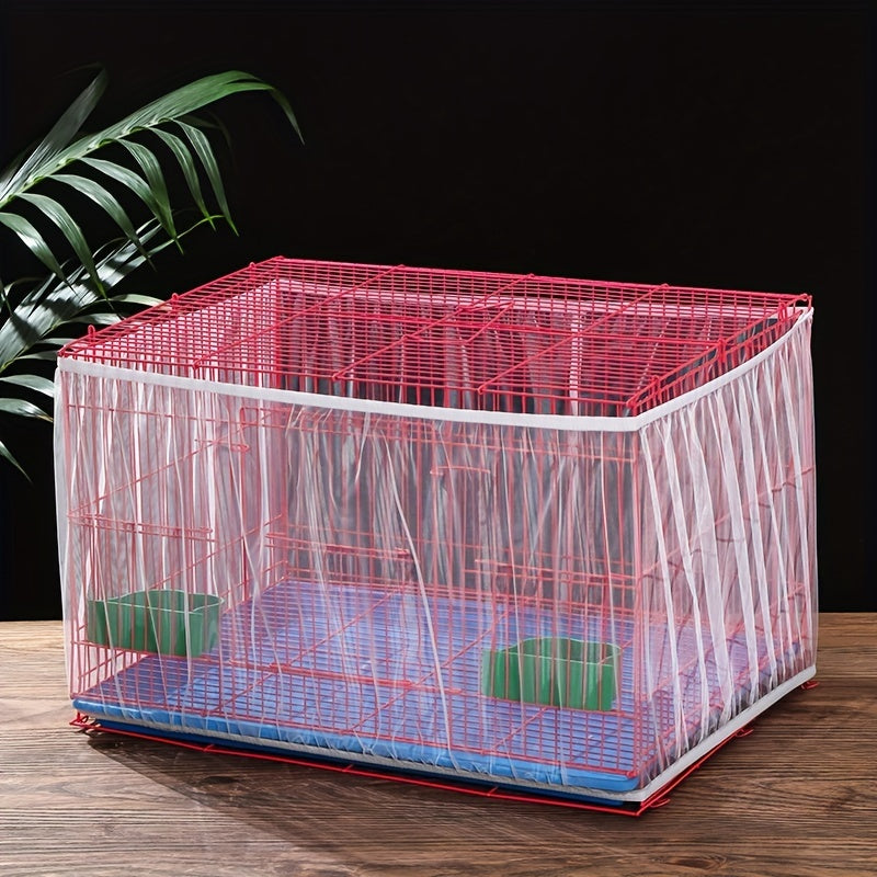 A Soft Mesh Bird Cage Cover - Easy Cleaning, Keeps Your Birdcage Clean and Fresh, Perfect for Small to Medium Birds, Birdcage Accessories