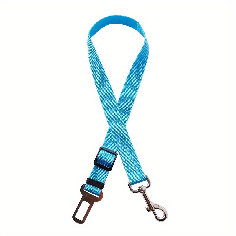 Retractable Dog Seat Belt for Safe Car Travel - Adjustable, Comfortable Harness and Leash - Ideal for Securing Pets on the Move