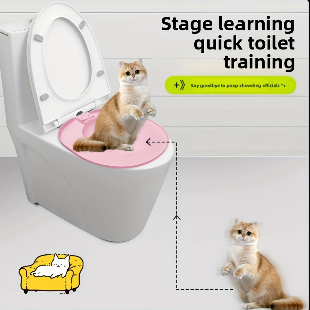 Universal Large Cat Litter Box with Splash Guard, Multi-Functional Cat Toilet, Pet Supplies, Easy-to-Clean Litter Training Tray for Cats, Cat Bathroom, Large Size Cat Training Bowl, Washable Pet Accessories, Home Pet Essentia
