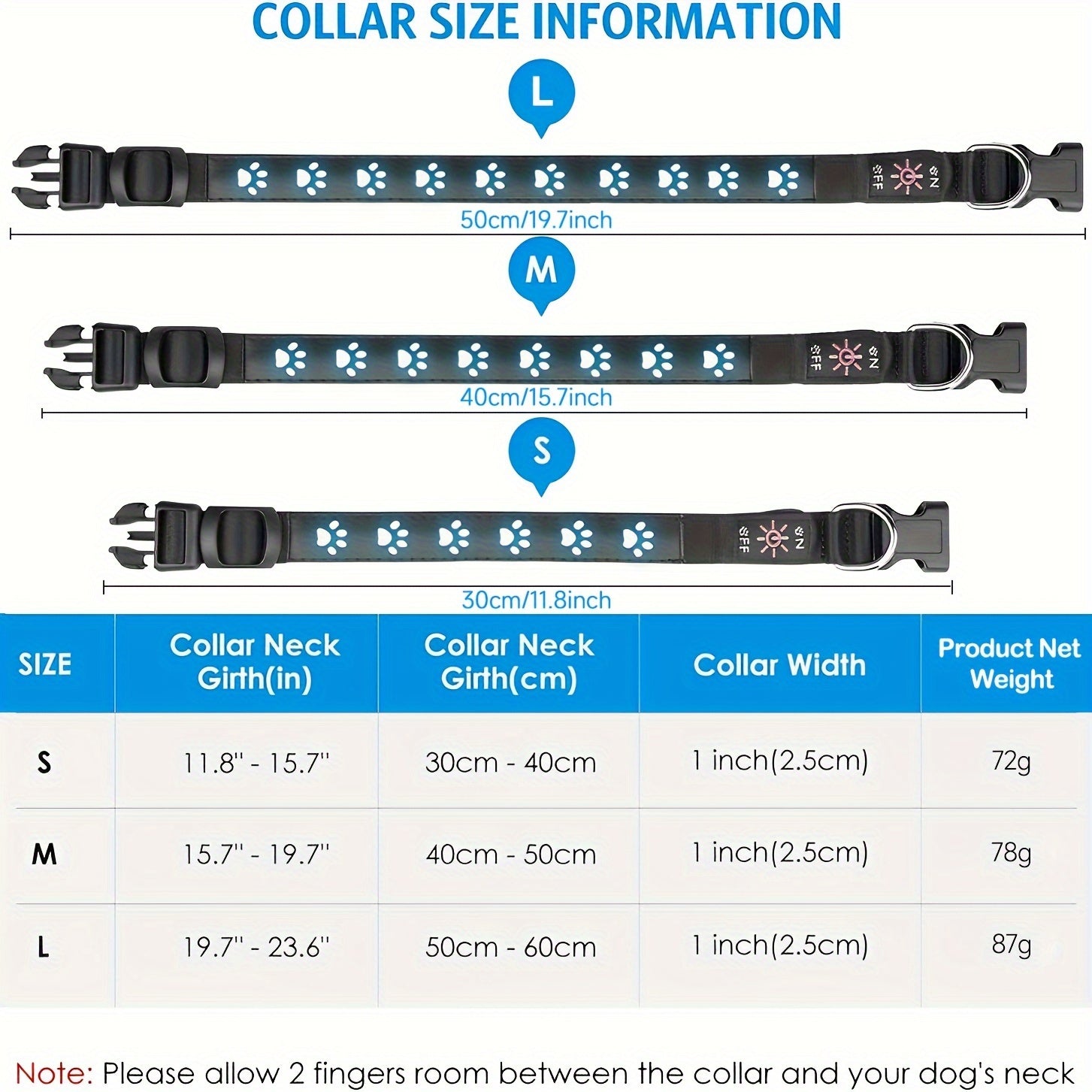 Rechargeable LED Dog Collar -, Color-Changing Light-Up Pet Collar with USB Charging, Durable Synthetic Faux Leather, Vibrant Animal Print Design, Evenly Spaced LED Strips for Even Lighting, Perfect for Nighttime Safety, Adjus
