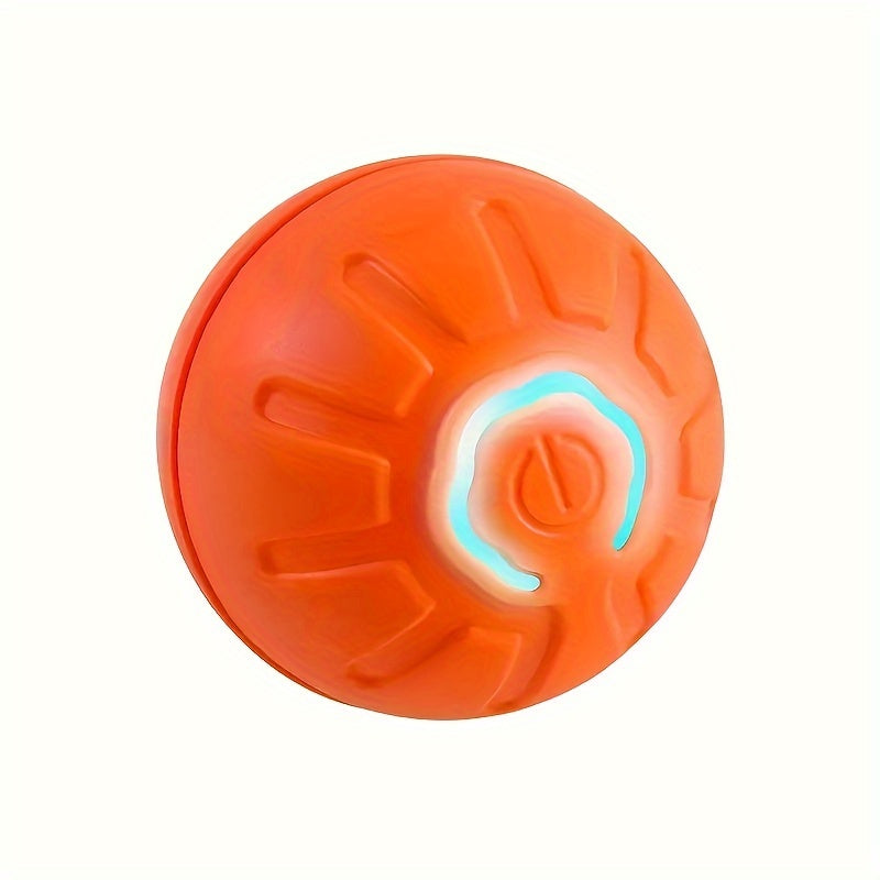 Interactive For Smart Dog Chew Ball - Durable, Automatic Rolling & Gravity-Activated PET Toy for Small to Medium Breeds, USB Rechargeable