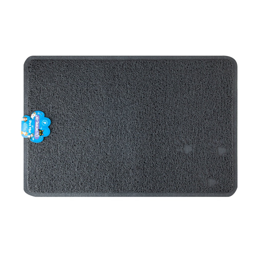 24"X"16" PVC Pet Feeding Mat Large for Dogs and Cats, Flexible and Easy To Clean Feeding Mat, Best for Non Slip Waterproof Feeding Mat.