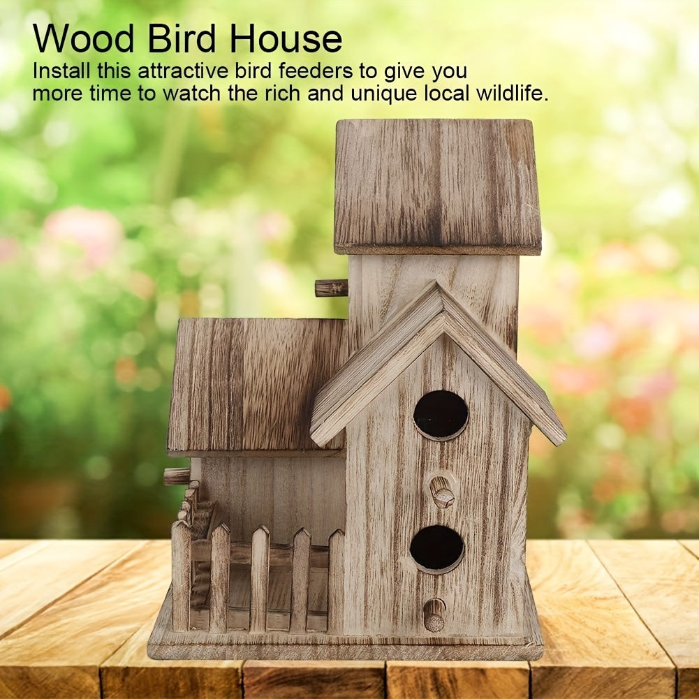 Beautiful Wooden Bird House - Create a Cozy Home for Your Feathered pet!