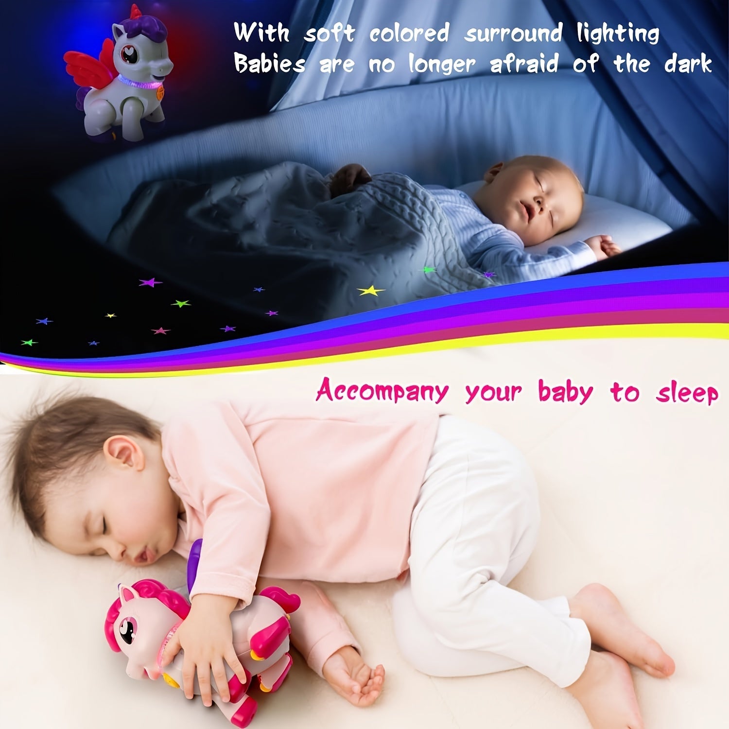 Magical Unicorn Electronic Pet Toy with Lights & Sounds - Perfect Educational Play for Youngsters Ages 0-6, Ideal Birthday, Halloween, Christmas Gift