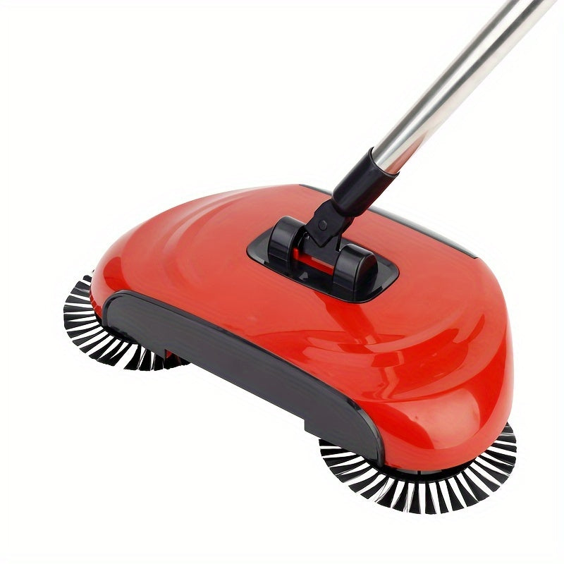 1set, 3 In 1 Multifunctional Hand Push Sweeper, Vacuum Cleaner, Hand Push Sweeping And Moping Machine, To Remove Garbage, Pet Hair And Dust, Dry And Wet Use, Suitable For Hardwood Ceramic Tiles, With 1/2/5/10 Cloth, Cleaning