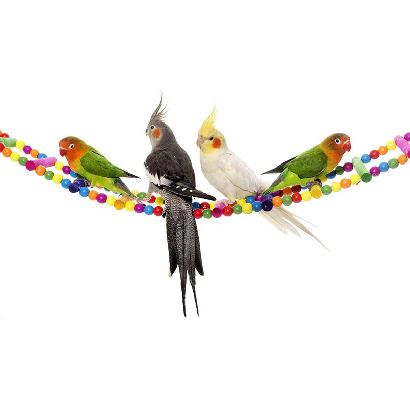 15pcs Parakeet Bird Toys - Stimulate Your Parrot's Mind with Fun Interactive Toys!