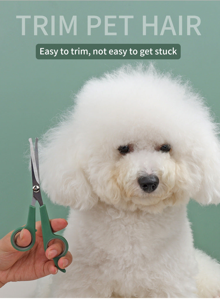Premium Pet Grooming Scissors - Sharp, Durable, and Comfortable Professional Shears for Safe and Easy Dog and Cat Grooming - Ideal for Trimming, Clipping, and Shaping Fur