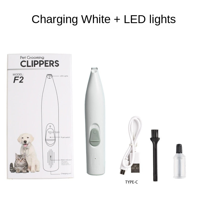 Advanced Pet Grooming Trimmer - High-Powered, Quiet & USB Rechargeable, LED Illuminated, Cordless for Effortless Dog & Cat Haircuts, Safe and Gentle for Furry Friends