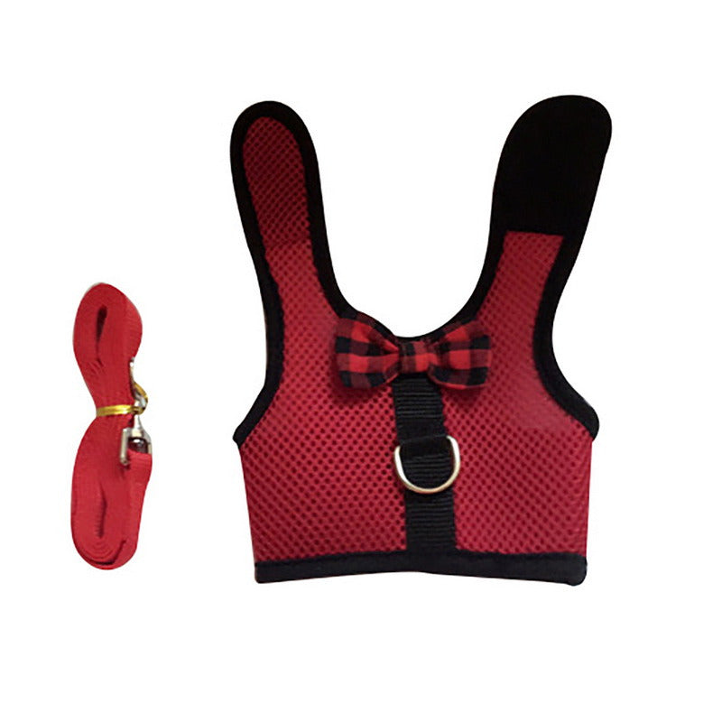 Exclusive Rabbit Leash and Hamster Chest Harness Paired with Stylish Rabbit Clothes for Safe and Fashionable Pets