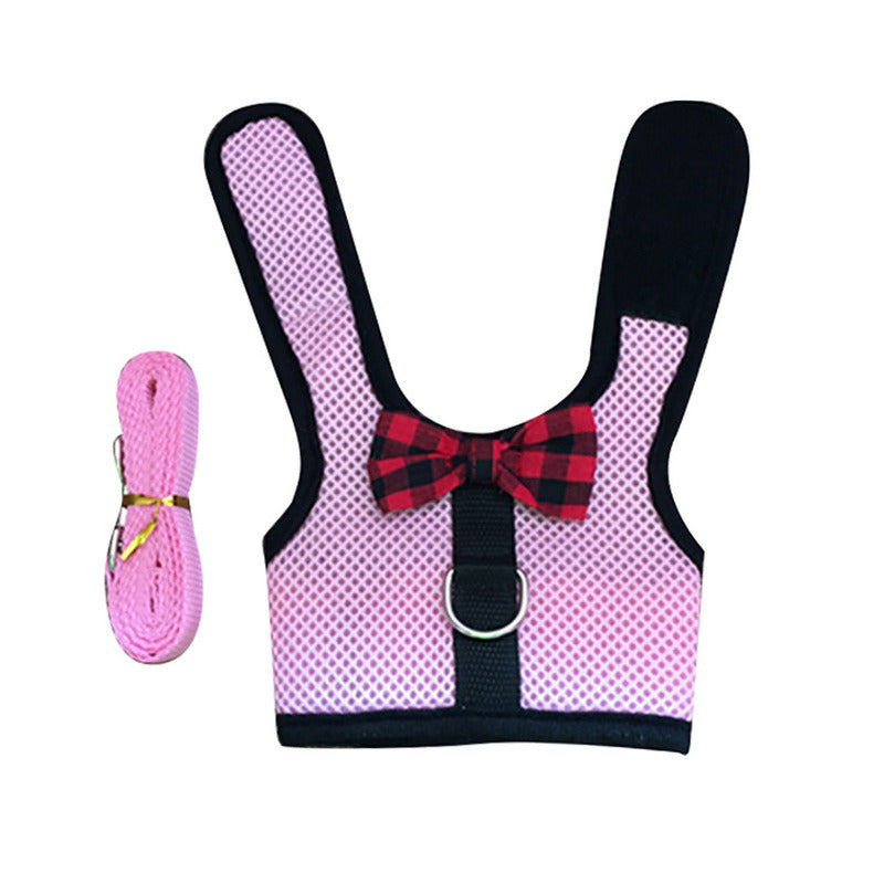 Exclusive Rabbit Leash and Hamster Chest Harness Paired with Stylish Rabbit Clothes for Safe and Fashionable Pets