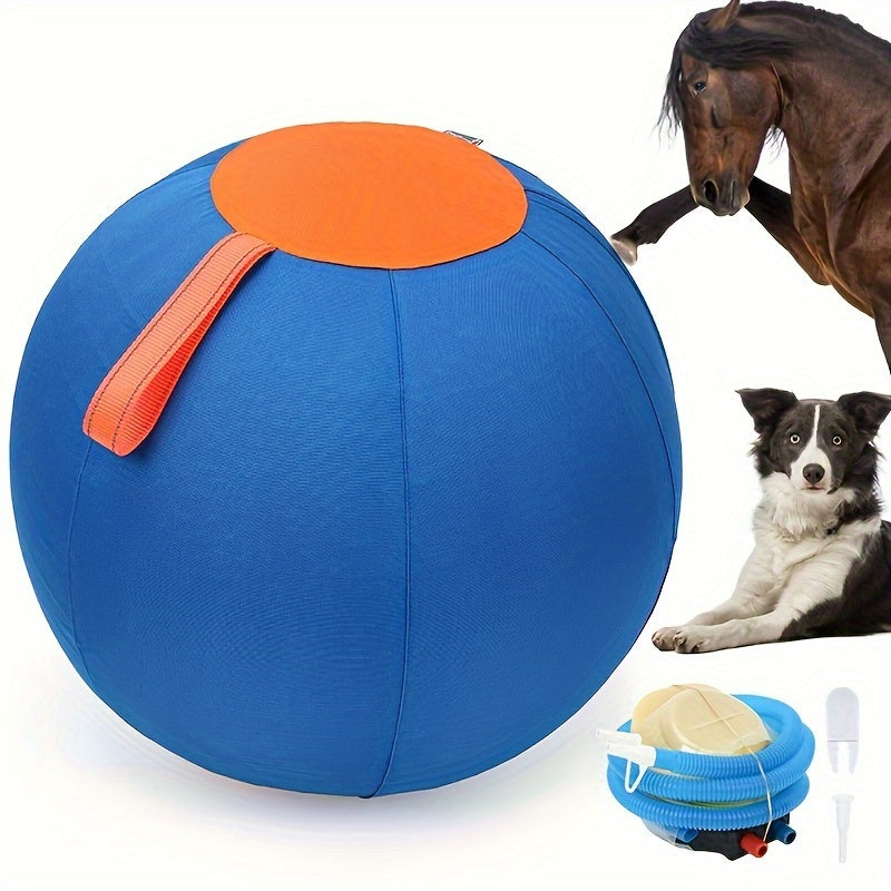 Inflatable Pet Toy Balls, 21.7-inch Dog Balls, Golden Retriever Anti-biting Balls, Soothing Boredom, Teasing Pet Training Balls, Dog Polo Pet Toys, Cattle And Dogs Herdsman Balls, Australian Shepherd Herdsman Balls (m Yards 2
