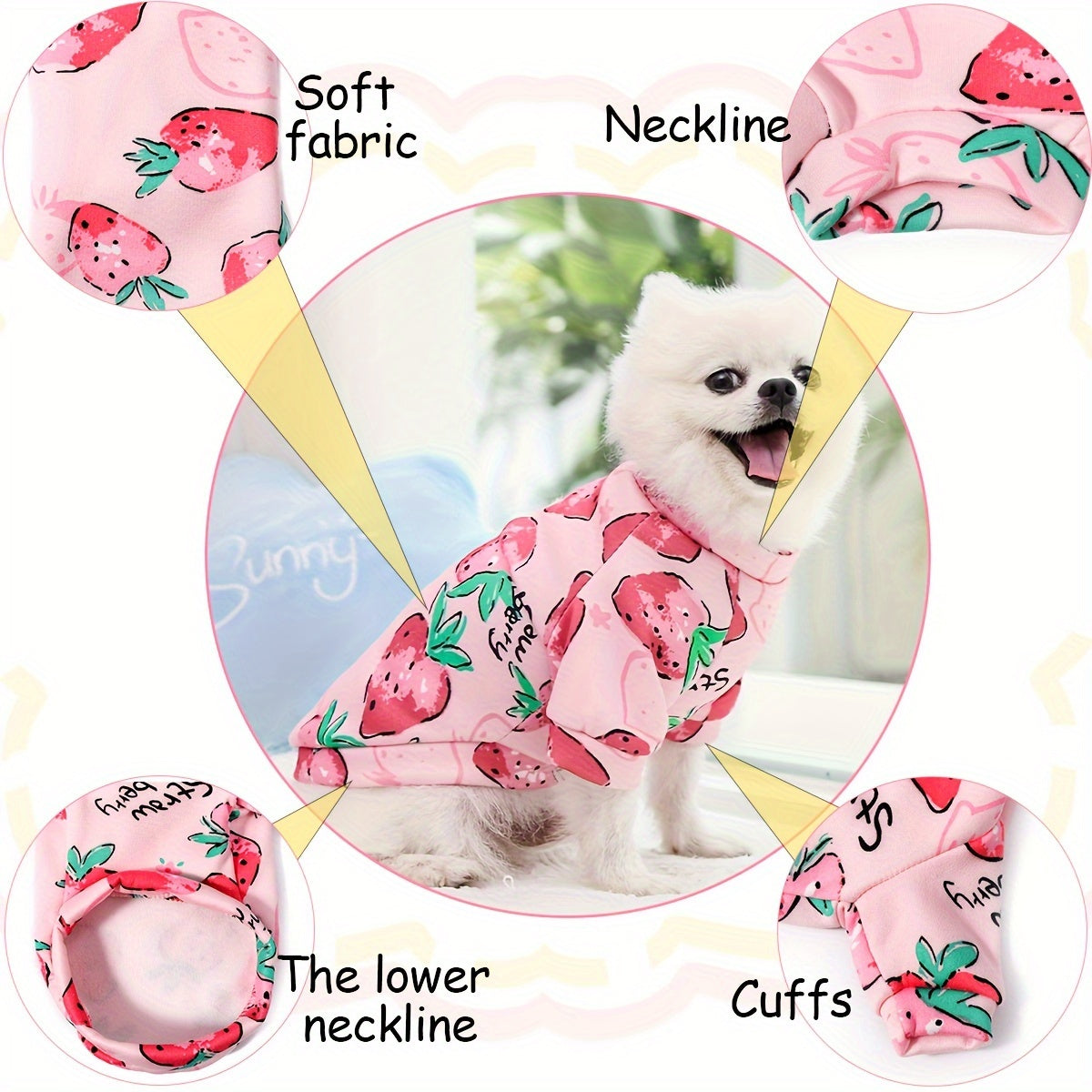 1pc Cozy Dog Sweatshirt - Winter And Spring Pet Apparel For Small & Medium Dogs - Keep Your Furry Friend Warm And Stylish