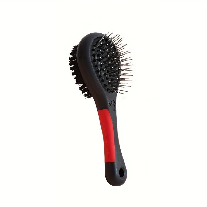 Silicone Dual-Sided Brush - Pet Grooming Tool for Dogs & Cats - Shedding and Dirt Removal