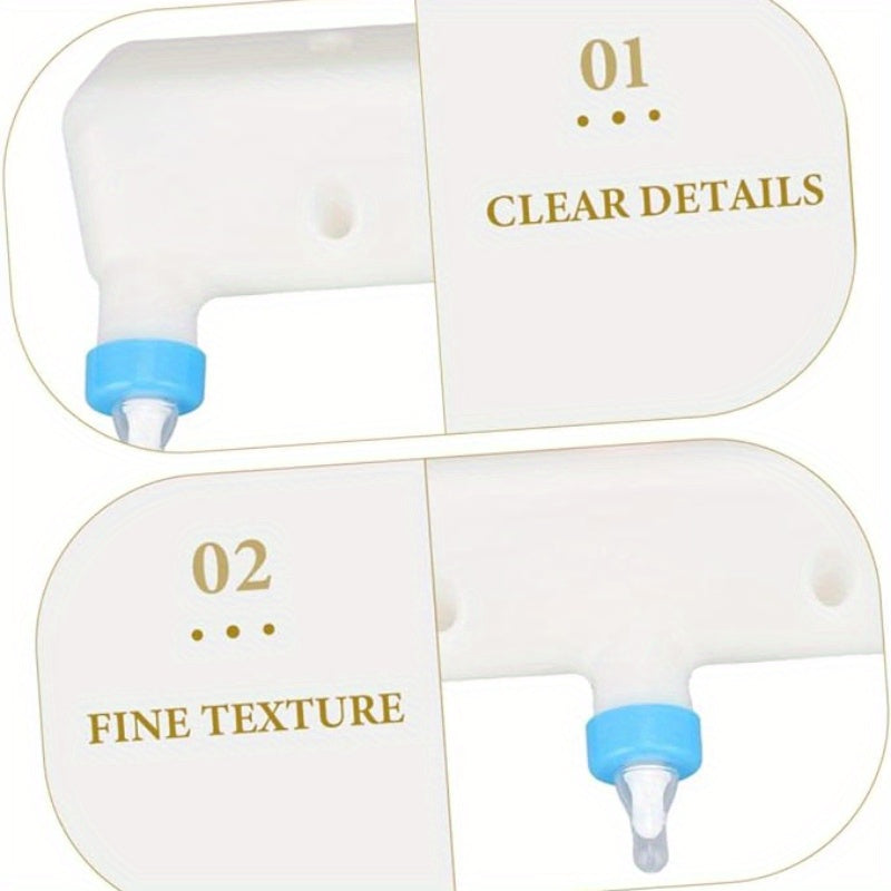 3 Pacifier Small Animal Milk Feeder - No Dripping - Farm Animal Feeding Device - Pet Feeding Bottle - Plastic Material