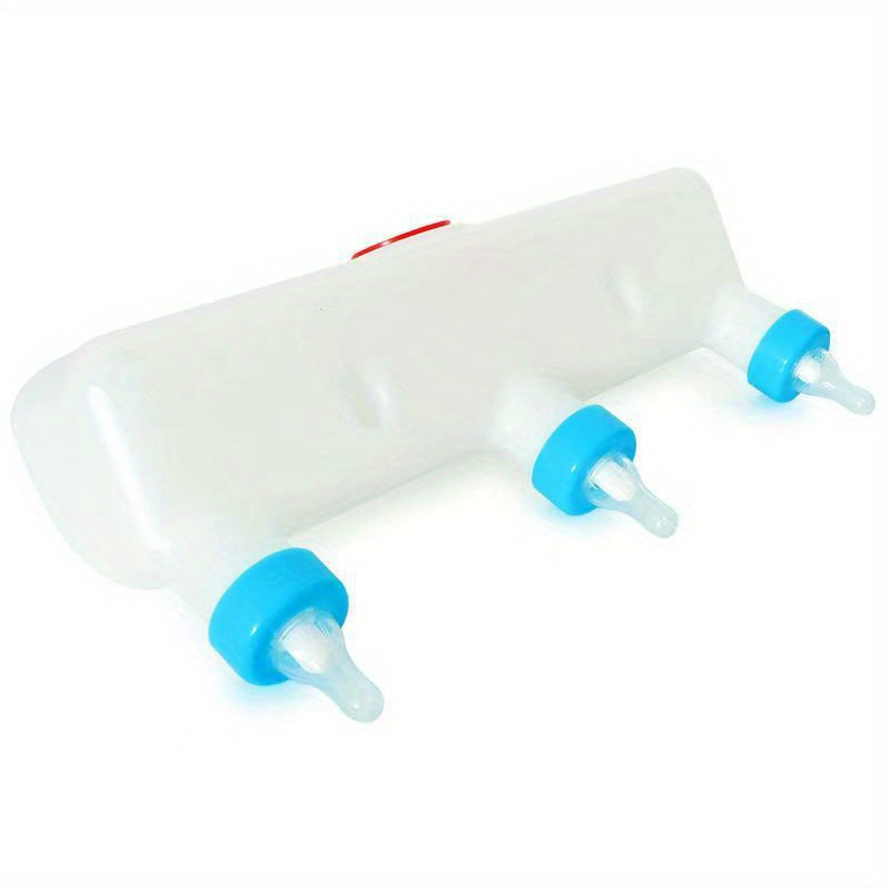 3 Pacifier Small Animal Milk Feeder - No Dripping - Farm Animal Feeding Device - Pet Feeding Bottle - Plastic Material