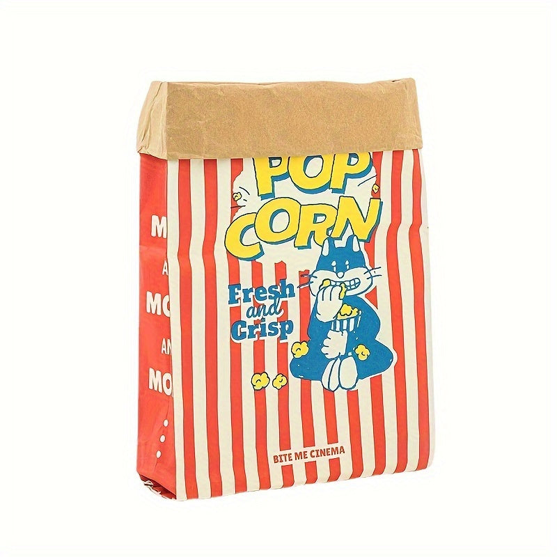 Interactive Popcorn Bag Pet Toy for Cats and Dogs - Durable and Fun Stress-Relief Plaything, Non-Toxic Material, No Batteries Required