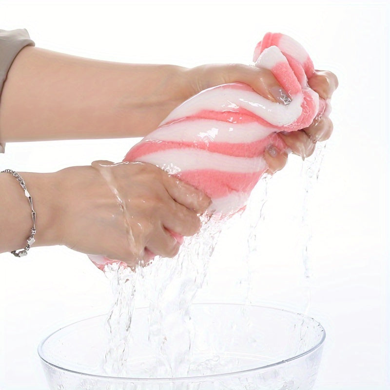 Ultra-Soft Coral Velvet Pet Towel - Striped, Absorbent Bath & Grooming Cloth For Dogs And Cats Dog Bath Accessories Pet Grooming Hammock