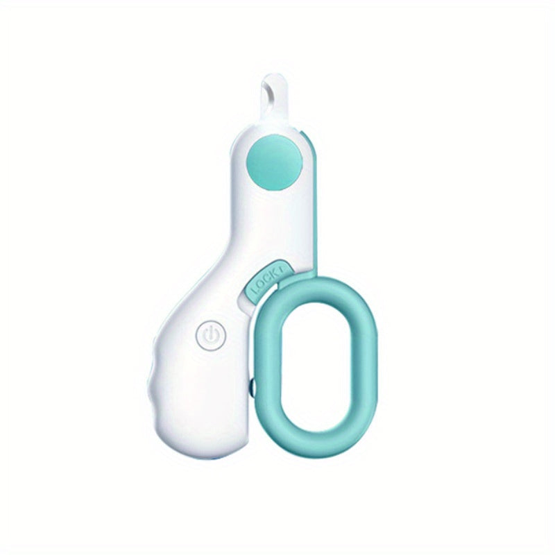 1pc LED-Lit Precision Pet Grooming Kit: Ergonomic, Stainless Steel Dog & Cat Nail Clippers, Battery Operated for Safe, Cordless Use - For Pet Owners - Suitable for Home Grooming - Perfect Gift for Pet Lovers