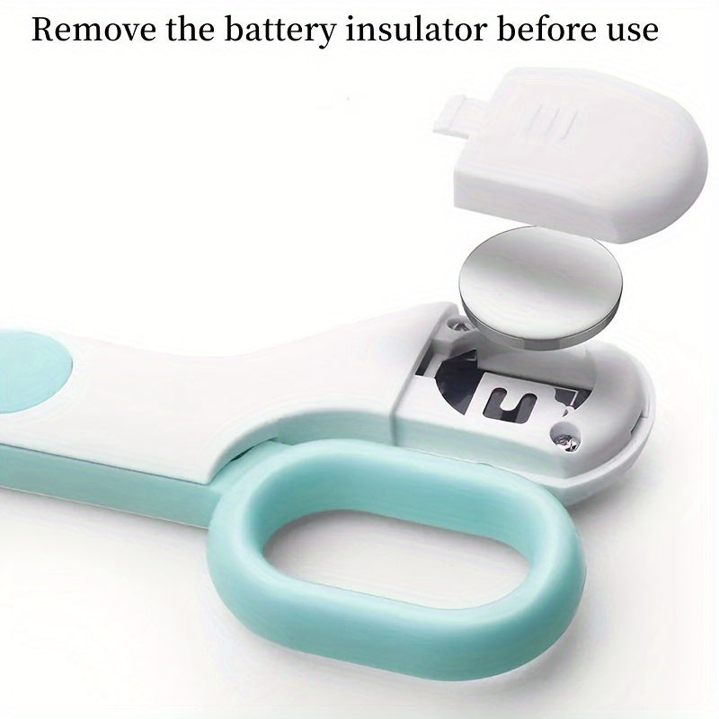 1pc LED-Lit Precision Pet Grooming Kit: Ergonomic, Stainless Steel Dog & Cat Nail Clippers, Battery Operated for Safe, Cordless Use - For Pet Owners - Suitable for Home Grooming - Perfect Gift for Pet Lovers
