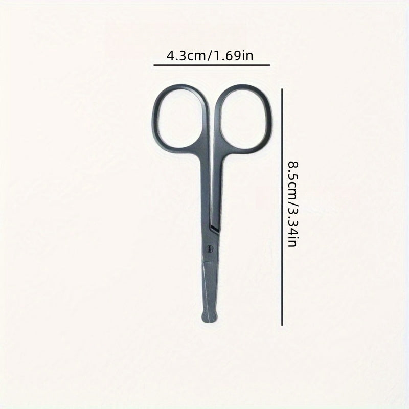 Pet Grooming Kit: Tear Stain Remover Comb & Hair Trimming Scissors - Ambidextrous, Ideal for Dogs and Cats