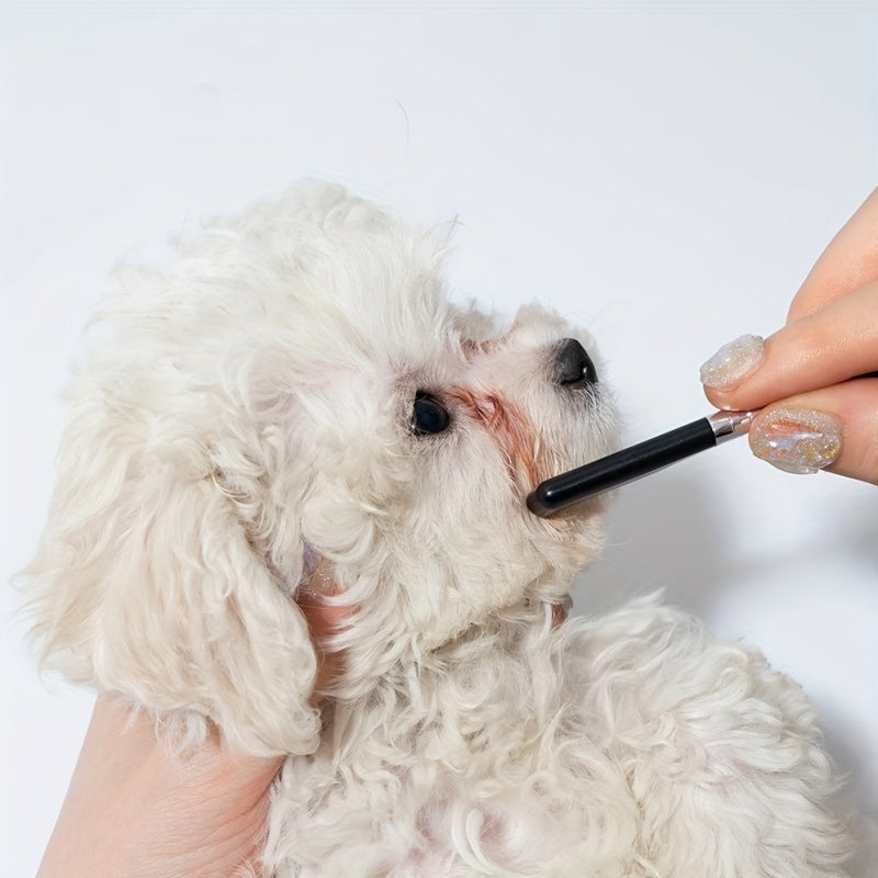 Pet Grooming Kit: Tear Stain Remover Comb & Hair Trimming Scissors - Ambidextrous, Ideal for Dogs and Cats