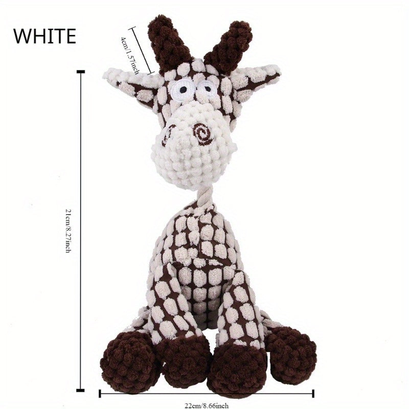 3pcs/1pc Dog Plush Toy-Cartoon Squeaky Pet Toy, Dog Chew Toy Puppy Toy, Perfect For Small & Medium Dogs, Stuffed Puppy Chew Toy For Indoor&Outdoor Play, Gift Toy For Pets