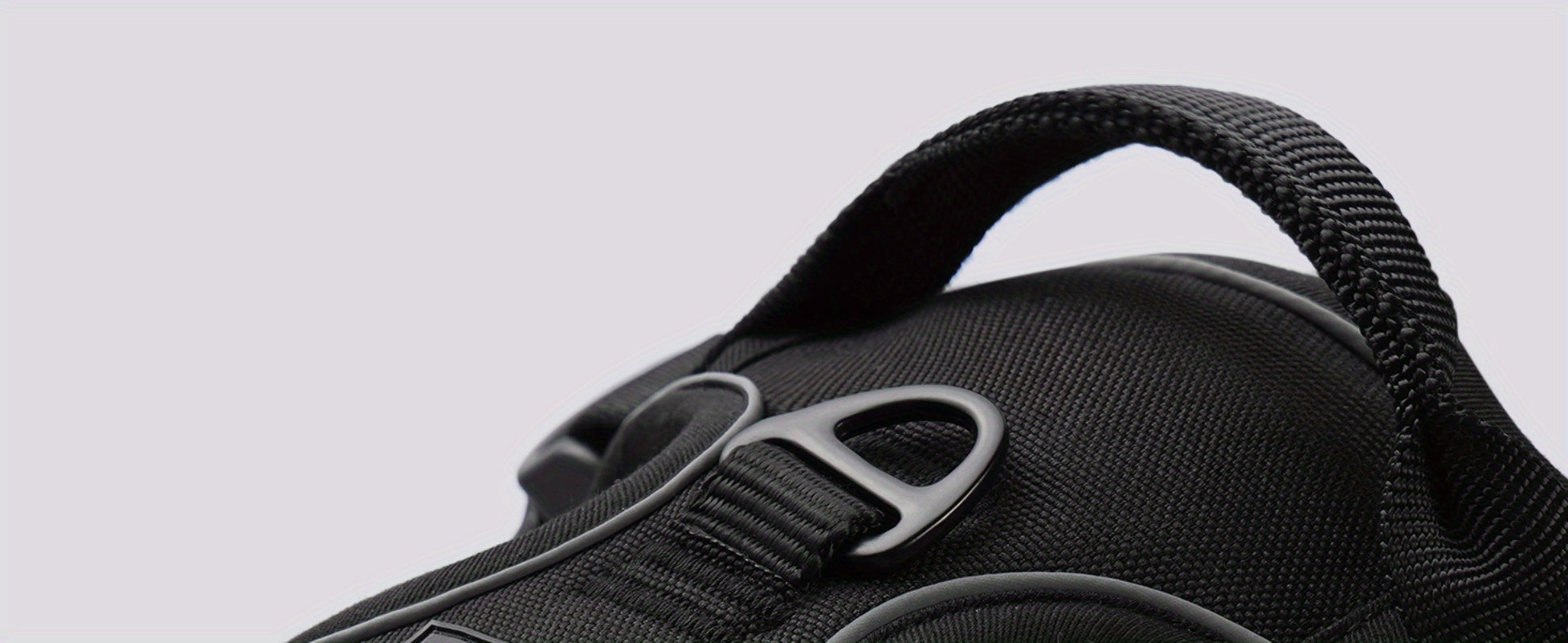 1pc Escape-Proof Dog Harness, Reflective No-Pull Pet Harness with 2 Metal Rings and Easy Control Handle, Adjustable and Comfortable Soft Padded Dog Vest for Easy Walking, Black