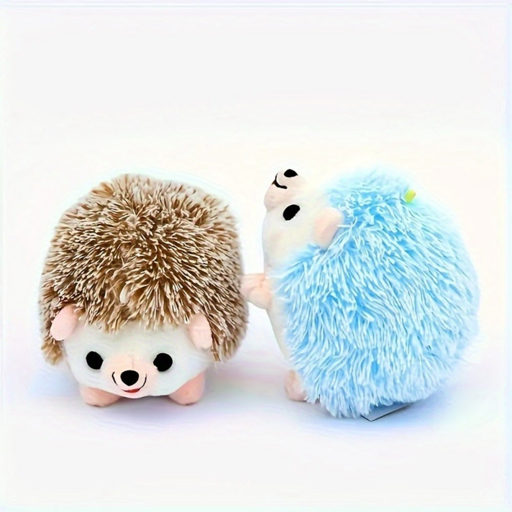 Durable Plush Hedgehog 1pc Plush Toy for Pets - Interactive Chew Toy for Long-Lasting Play, Suitable for All Breed Sizes