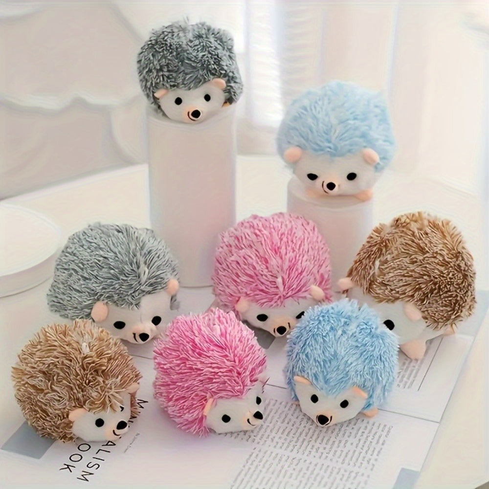 Durable Plush Hedgehog 1pc Plush Toy for Pets - Interactive Chew Toy for Long-Lasting Play, Suitable for All Breed Sizes