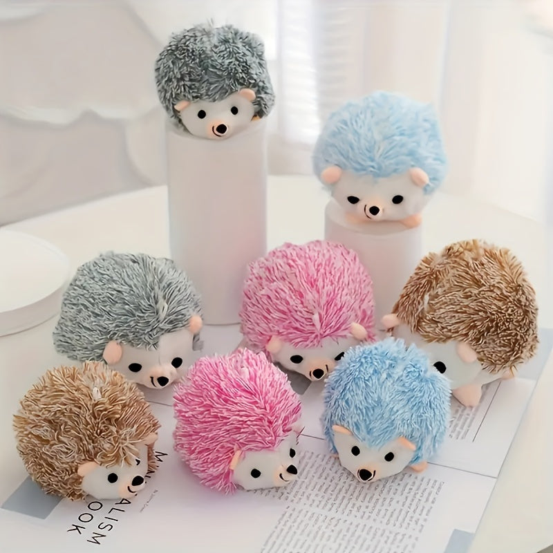 Durable Plush Hedgehog 1pc Plush Toy for Pets - Interactive Chew Toy for Long-Lasting Play, Suitable for All Breed Sizes