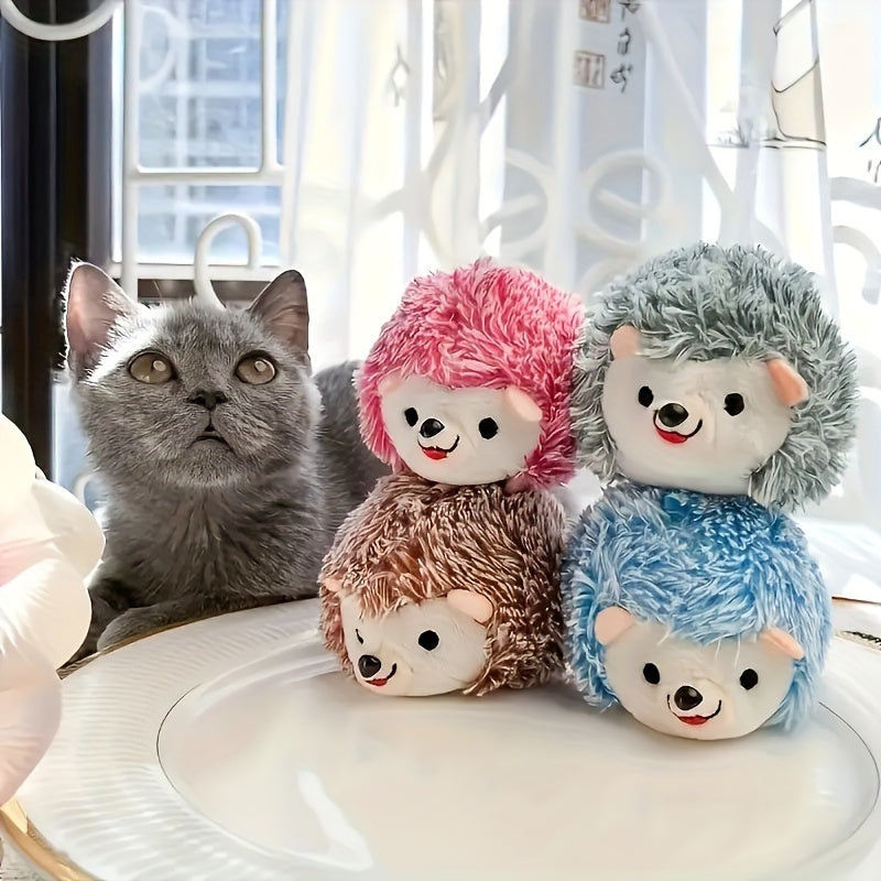Durable Plush Hedgehog 1pc Plush Toy for Pets - Interactive Chew Toy for Long-Lasting Play, Suitable for All Breed Sizes