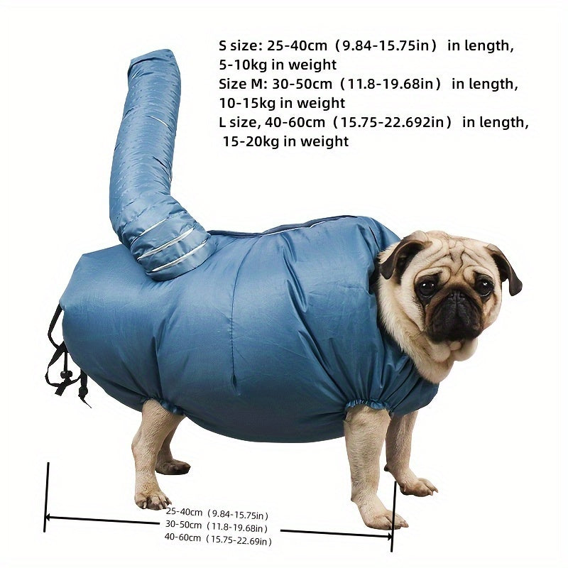 1pc Foldable Dog Blow Dry Bag, Quick Hair Dryer for Pet Grooming, No Power, Polyester, Battery Not Included