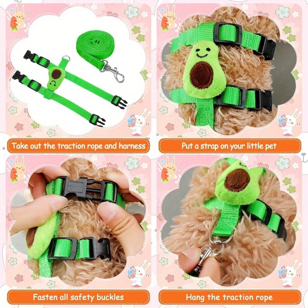 Adjustable Small Pet Harness Rope