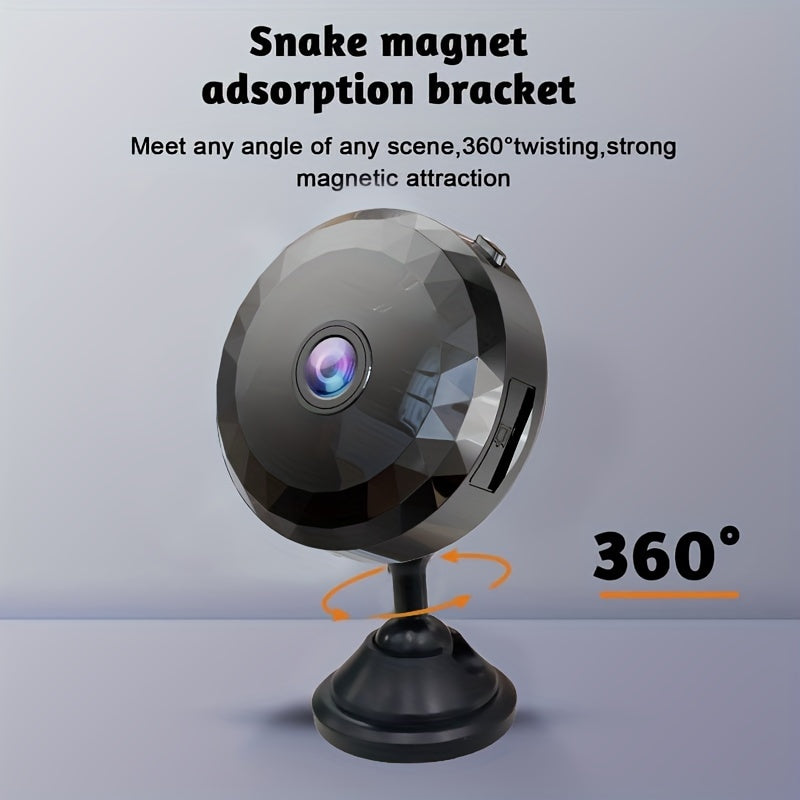 Mini WiFi Camera - Portable Hidden Nanny Cam with Night Vision, Motion Detection - Home Security Cameras for Indoor Outdoor Pet
