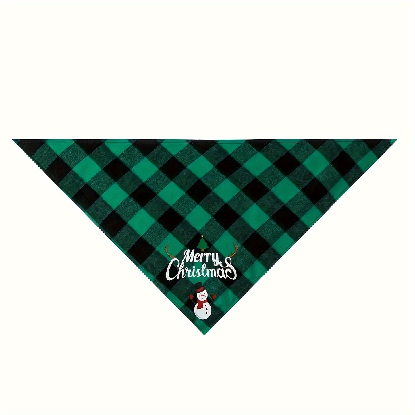 Christmas Pet Triangle Scarf Dog Bandanas Saliva Towel Santa Claus And Letter Graphic Scarf For Holiday Party Decoration Bib For Small, Medium & Large Sized Dogs