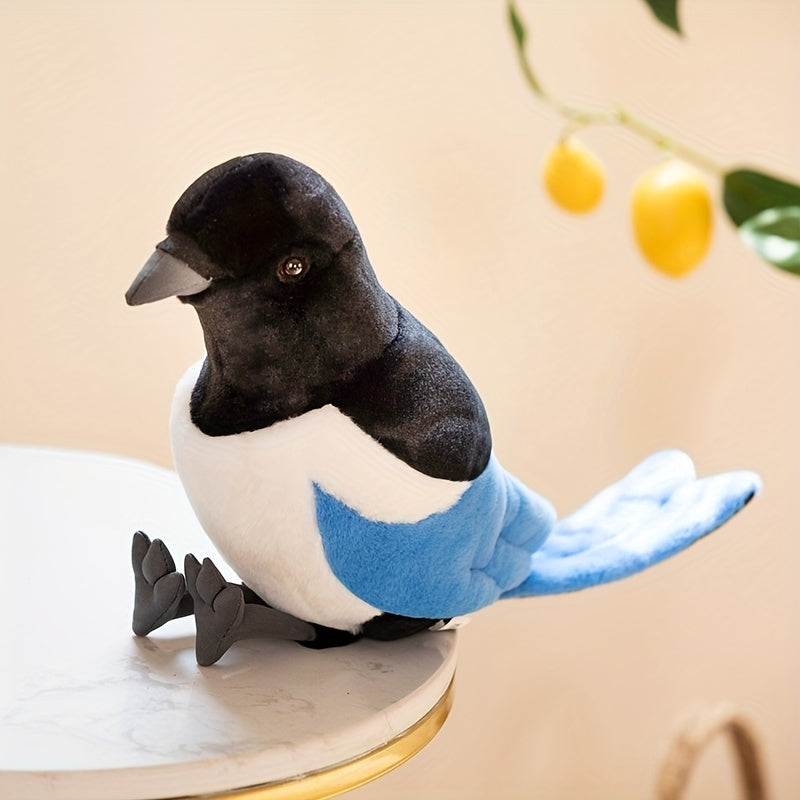 1pc Adorable 7.87in Lifelike Pigeon Plush Toy - Soft, Cuddly, and Realistic Bird Stuffed Animal Doll with Vivid Eyes and Feathers - Perfect Gifts for Kids, Children, and Pigeon Lovers