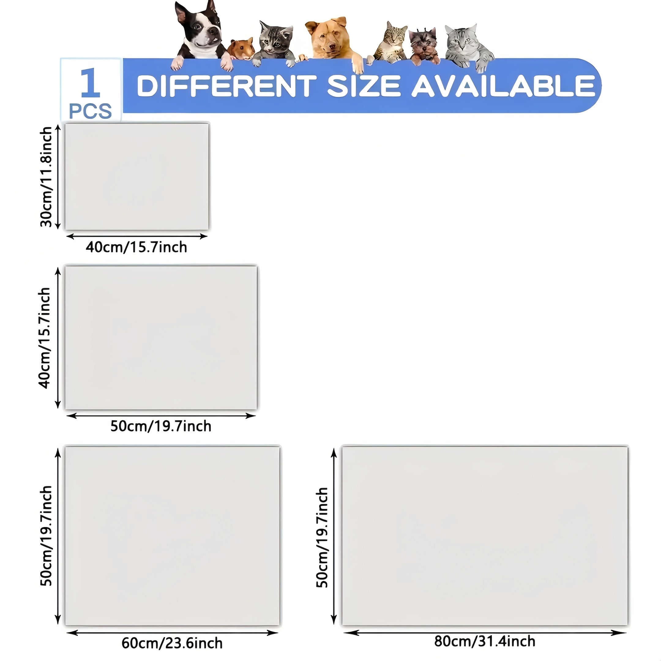 1pc Cute Cat Pattern Non-Slip Waterproof Pet Feeding Mat - Durable, Easy Clean Splash Guard for Food & Water Bowls, Multi-Purpose Dog Drying Mat, Scratch-Resistant Floor Pad for Indoor/Outdoor Use