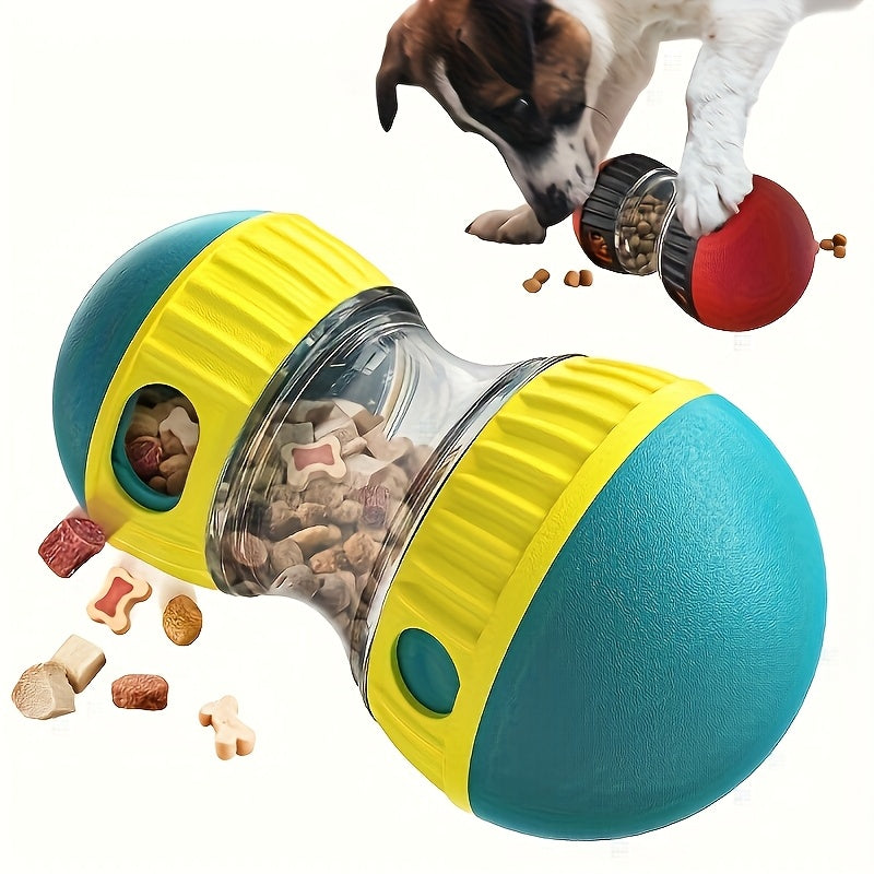 1pc Interactive Dog Snack Dispenser & Rolling Ball Toy - Slow Feeder for Mental Stimulation, Durable Plastic Travel Pet Toy with Treat Dispensing, No Batteries Needed for Medium Dogs, Interactive Dog Toy, Playful Design