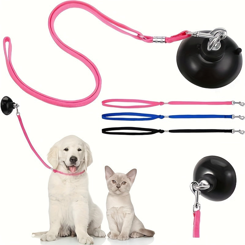 A Set of Suction Cup Restraints for Dog Bathing, Designed for Grooming Tubs to Secure Pets During Baths - Suitable for Cats And Dogs of All Sizes.