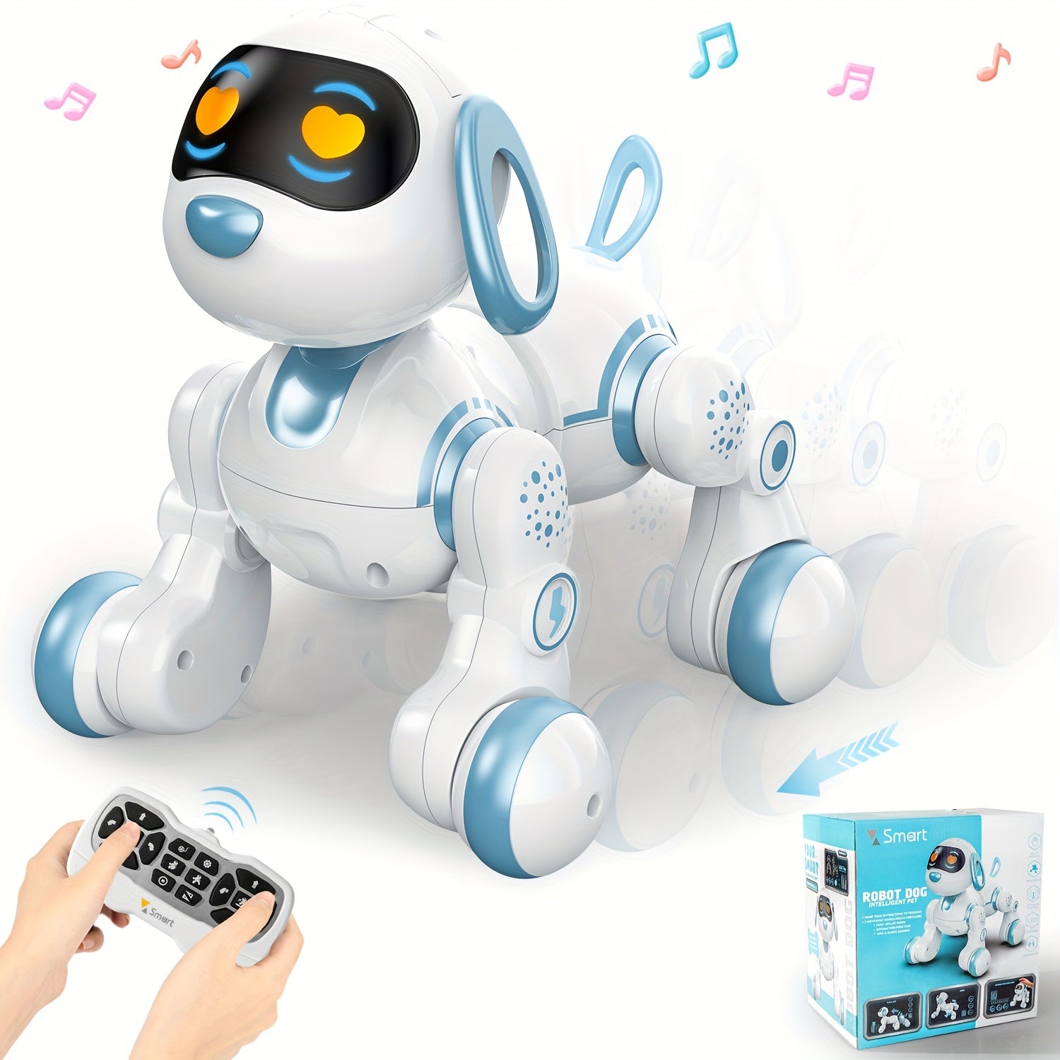 FUUY Robot Dog Toy for Kids, singing and dancing interactive companion pet Pet  toy dogs Gifts for boys and girls aged 3 4 5 6 years old