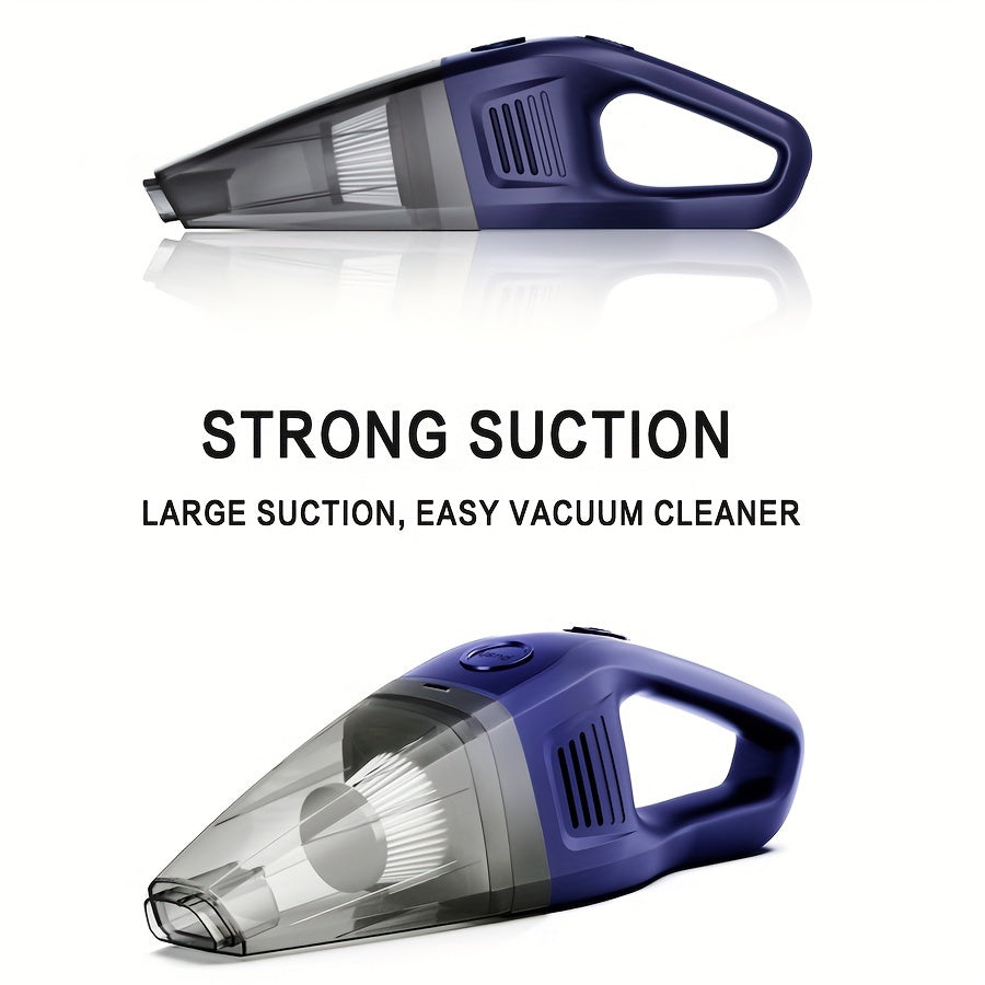 Car Vacuum Cleaner 5000pa Strong Suction, Powerful Handheld Wireless Vacuum Cleaner, USB Charging Long Working, Car Accessories For Men Women, Suitable For Cars, Homes, Offices, Pet Hair Cleaning