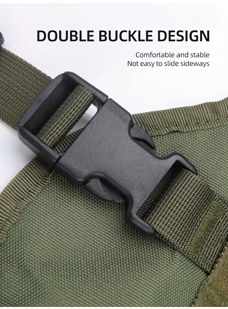 1pc Service Dog Harness, Reflective Dog Vest Harness, Adjustable Soft Oxford Pet Harness, Inner Layer Mesh, Breathable and comfortable, Easy to Control for Small Medium Large Dogs Random Buckle