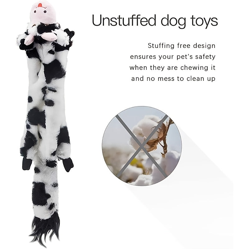 Amazing Pet Dog Squeaky Toys 5 Pack, Pet Toys Crinkle Dog Toy No Stuffing Animals Dog Plush Toy Dog Chew Toy For Large Dogs And Medium Dogs Squeeky Doggie Toys 5 Pack For Large Dogs Multi-Colored
