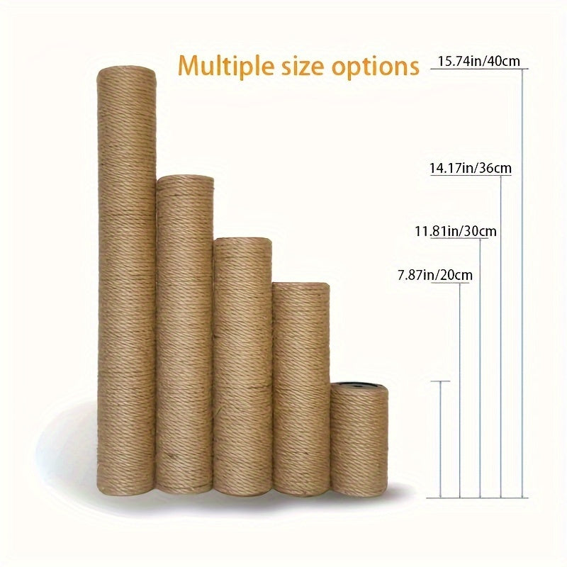 Cat Scratching Post, DIY Sisal Rope Cat Scratching Rod Toy For Indoor Cats, Pet Furniture Accessories
