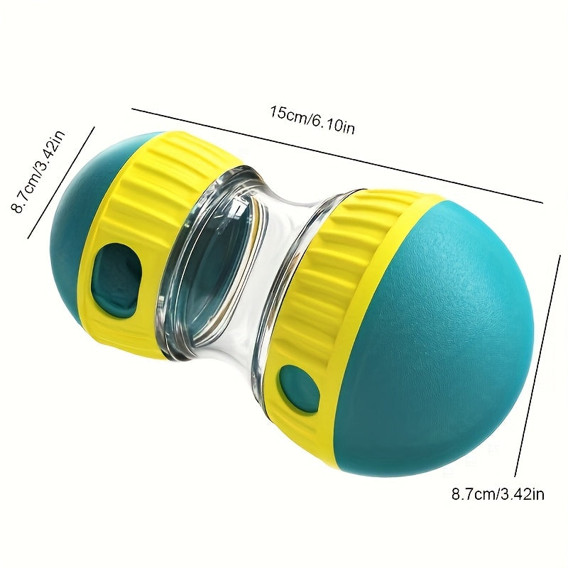 1pc Interactive Dog Snack Dispenser & Rolling Ball Toy - Slow Feeder for Mental Stimulation, Durable Plastic Travel Pet Toy with Treat Dispensing, No Batteries Needed for Medium Dogs, Interactive Dog Toy, Playful Design