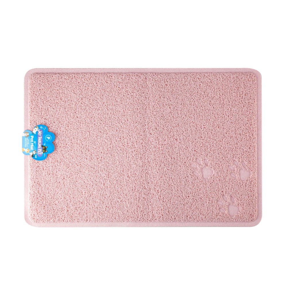 24"X"16" PVC Pet Feeding Mat Large for Dogs and Cats, Flexible and Easy To Clean Feeding Mat, Best for Non Slip Waterproof Feeding Mat.